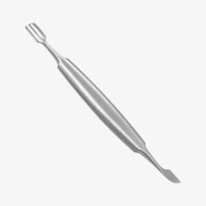 Cuticle pusher double gouge